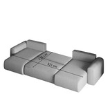 Slaapbank met Opbergruimte Canberra | U-bank