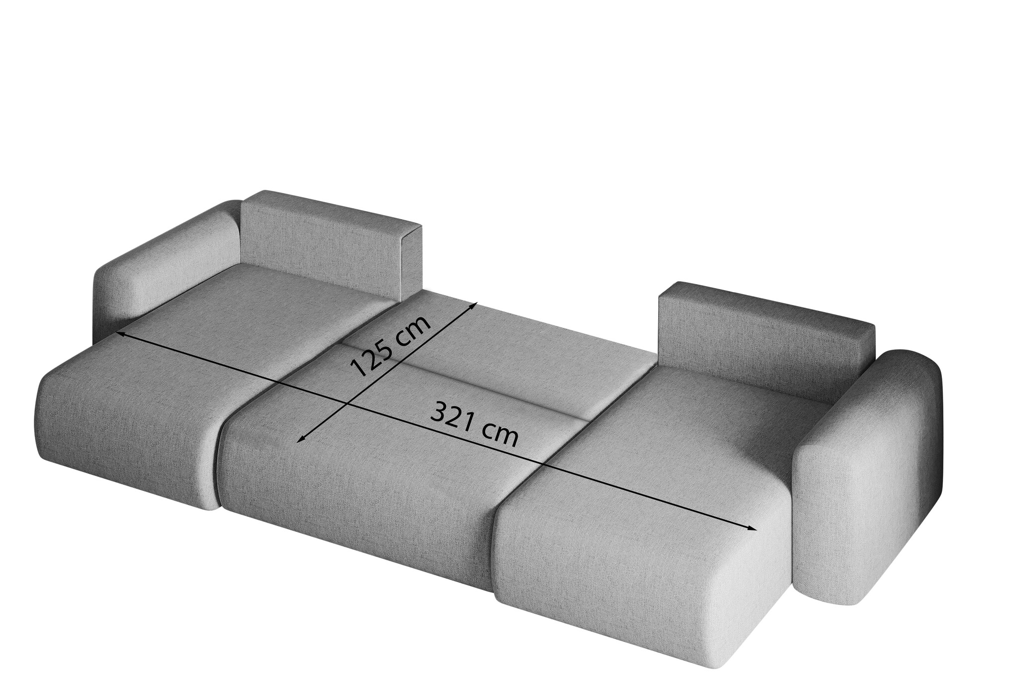 Slaapbank met Opbergruimte Canberra | U-bank