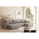 Slaapbank Canberra met Opbergruimte | U-bank – Universeel – Ruime keuze in stof en kleur