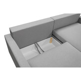 Slaapbank Felix met Opbergruimte  | Loungebank – Universeel – Veel keuze in stof en kleur