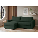 Slaapbank Felix met Opbergruimte  | Loungebank – Universeel – Veel keuze in stof en kleur