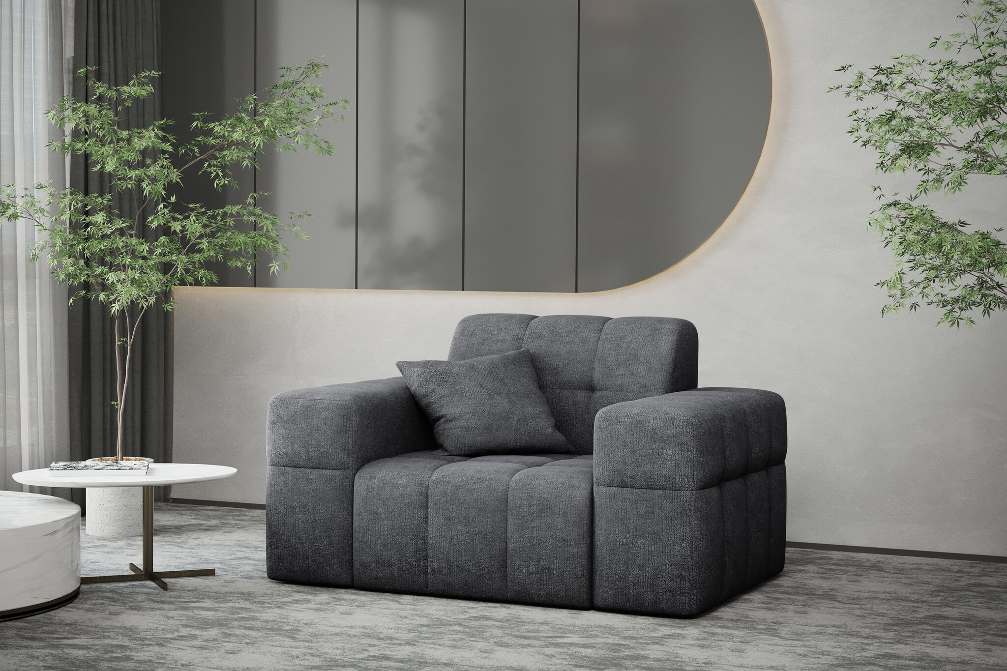 Fauteuil Basel - Ruime keuze in stoffen en kleuren