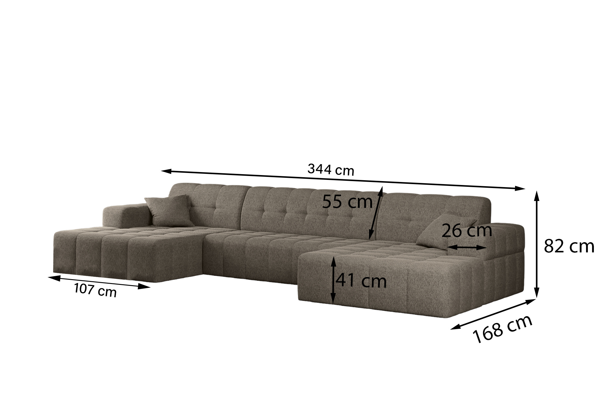 U-Bank Basel – Universele opstelling – Ruime keuze in stoffen en kleuren