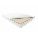 Pocketveermatras Tencel Traagschuim met dubbelzijdige 4 cm traagschuim - 24 cm
