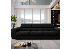 OP=OP Slaapbank Sem Sofa | Zwart - Zitbank met Slaapfunctie