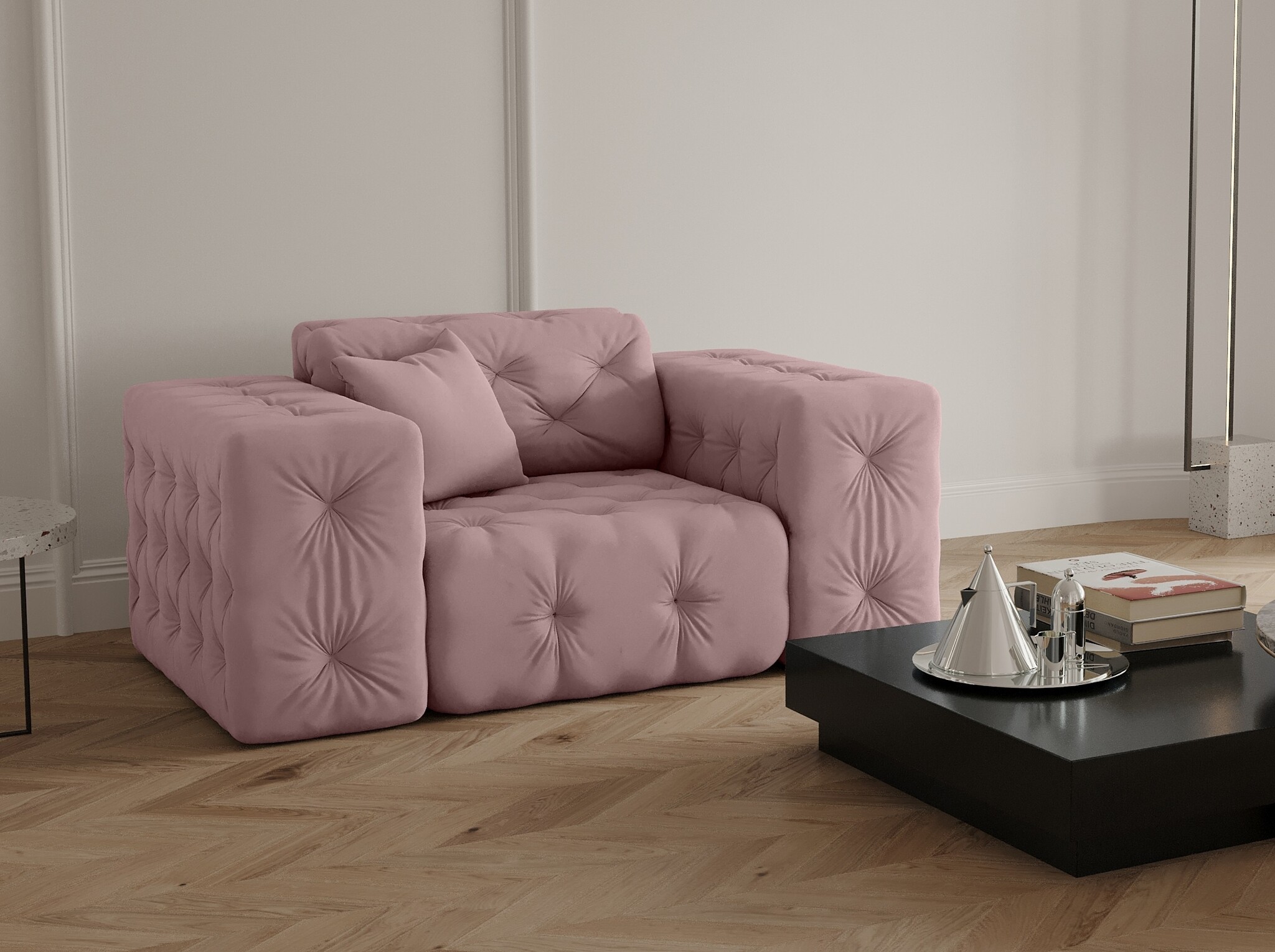 Fauteuil Malibu – Universele opstelling – Ruime keuze in stoffen en kleuren