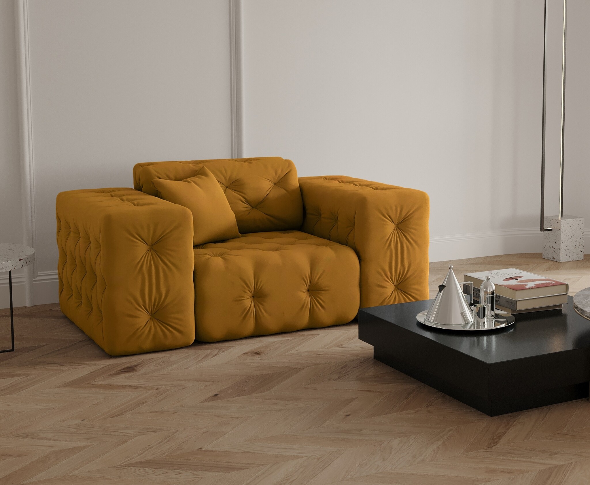 Fauteuil Malibu – Universele opstelling – Ruime keuze in stoffen en kleuren