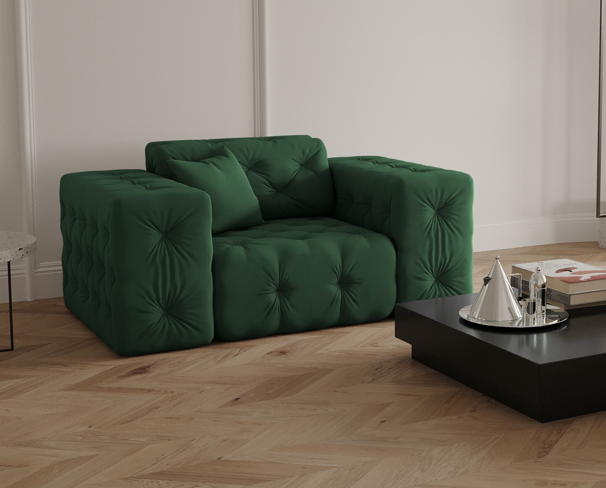 Fauteuil Malibu – Universele opstelling – Ruime keuze in stoffen en kleuren