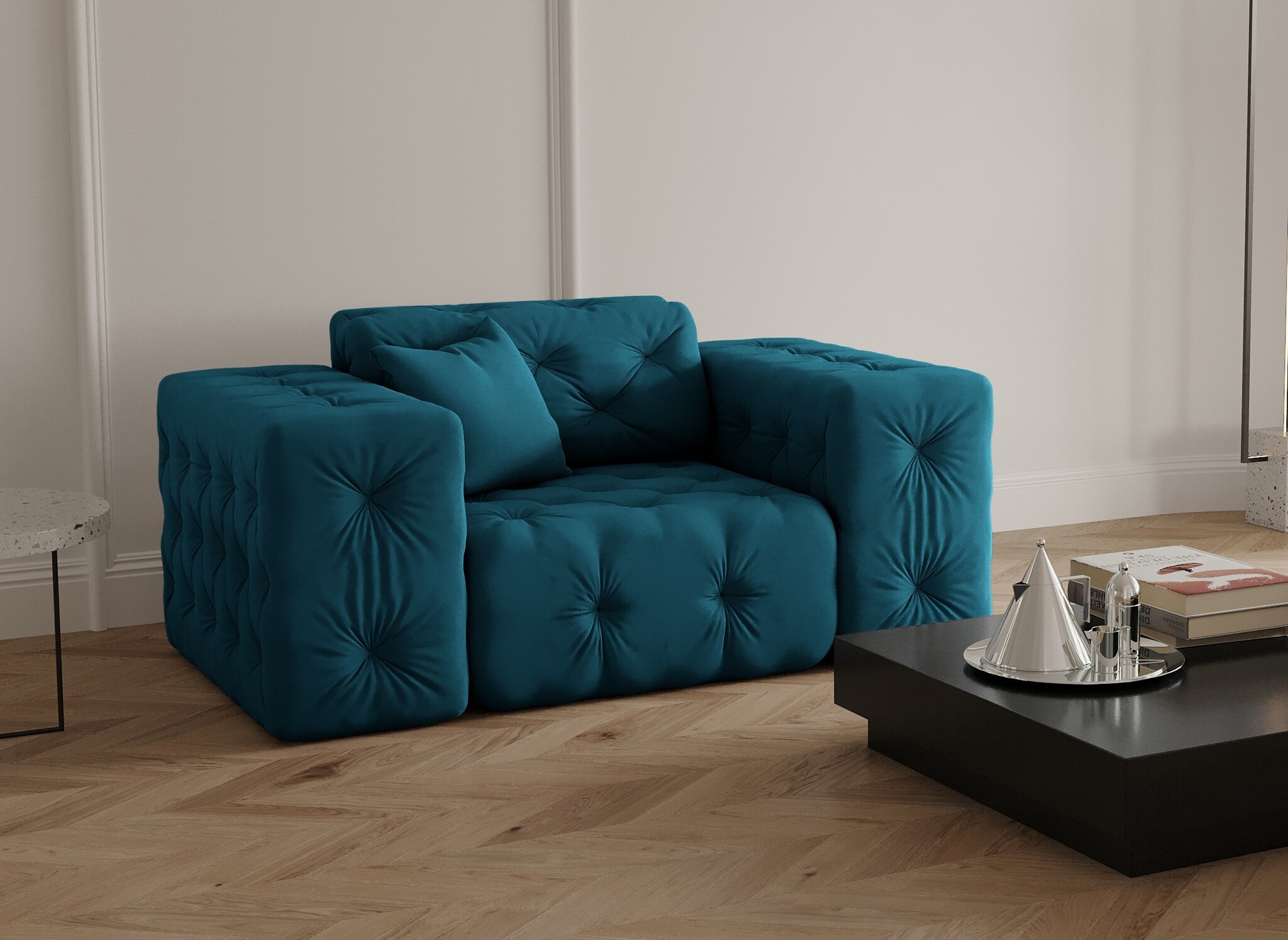 Fauteuil Malibu – Universele opstelling – Ruime keuze in stoffen en kleuren