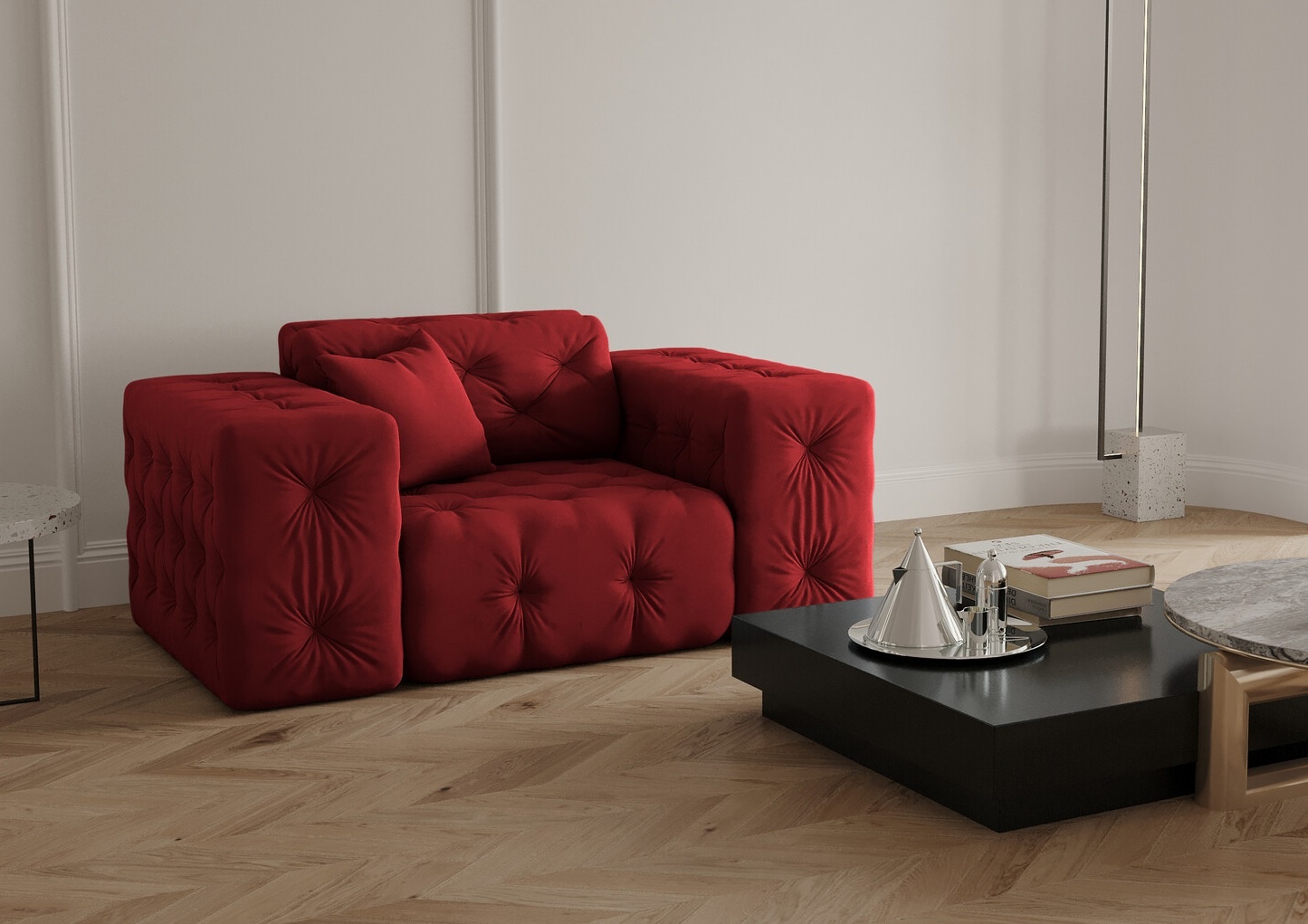 Fauteuil Malibu – Universele opstelling – Ruime keuze in stoffen en kleuren