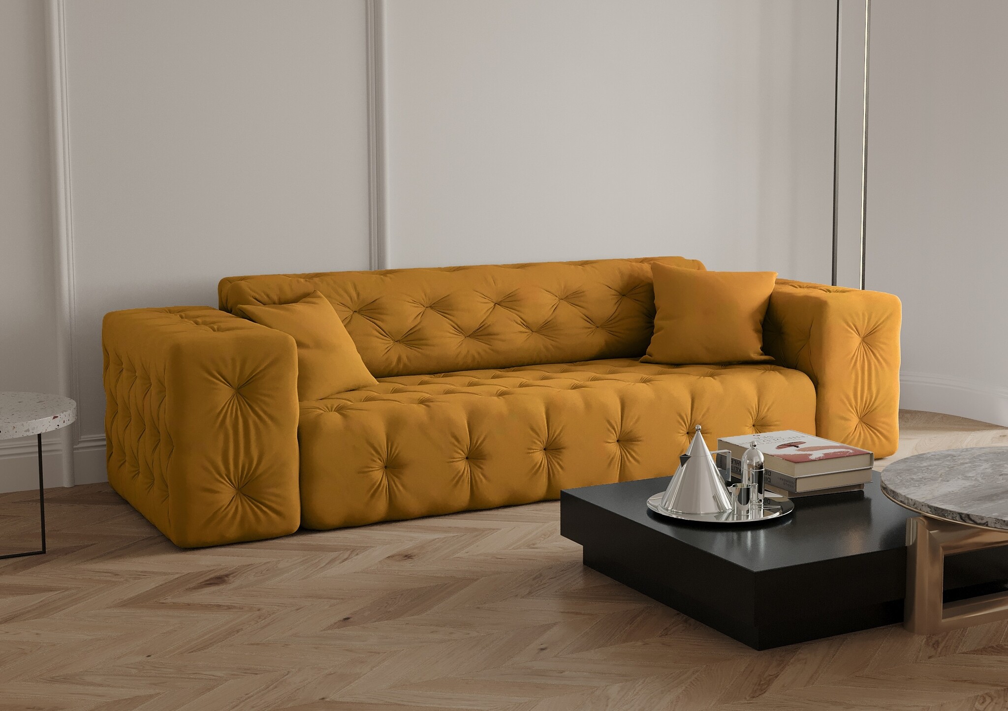 Zitbank Malibu – Universele opstelling – Ruime keuze in stoffen en kleuren