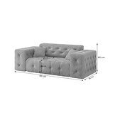 Zitbank Malibu – Universele opstelling – Ruime keuze in stoffen en kleuren