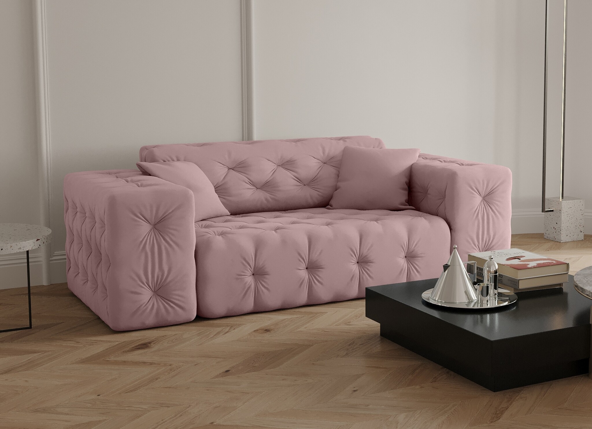 Zitbank Malibu – Universele opstelling – Ruime keuze in stoffen en kleuren