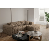 Loungebank Malibu – Linker of Rechter loungegedeelte – Ruime keuze in stoffen en kleuren