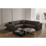 Hoekbank Malibu– Universele opstelling – Ruime keuze in stoffen en kleuren