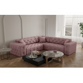 Hoekbank Malibu– Universele opstelling – Ruime keuze in stoffen en kleuren