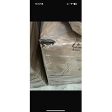 2dekans Slaapbank met opbergruimte Max | U-bank XL | Links | Suede Cognac (Stofschade)