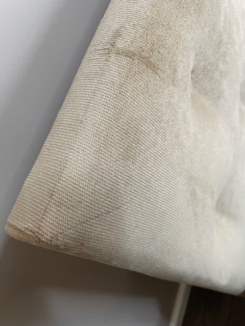 2dekans Opberg Boxspring Fluweel Fondi 160 x 200 Ecru - incl. voetbord (Schade + Niet in originele verpakking)