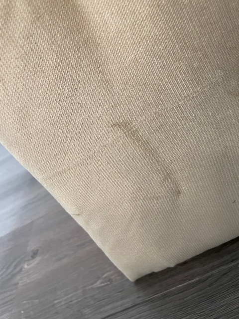 2dekans Opberg Boxspring Fluweel Fondi 160 x 200 Ecru - incl. voetbord (Schade + Niet in originele verpakking)