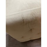 2dekans Opberg Boxspring Fluweel Fondi 160 x 200 Ecru - incl. voetbord (Schade + Niet in originele verpakking)