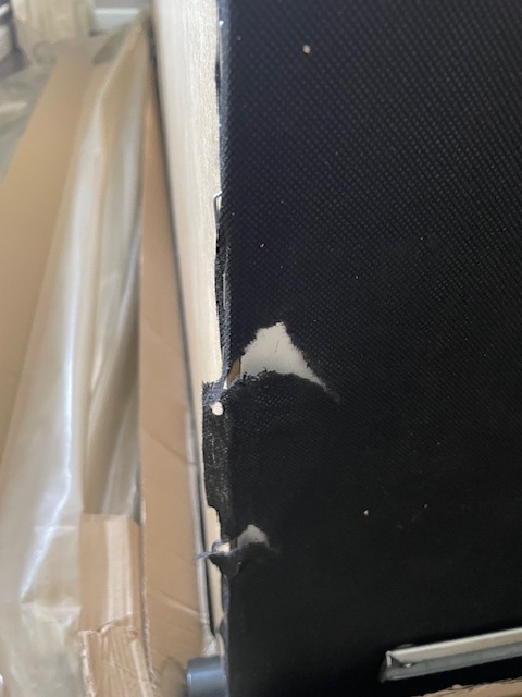 2dekans Opberg Boxspring Fluweel Fondi 160 x 200 Ecru - incl. voetbord (Schade + Niet in originele verpakking)