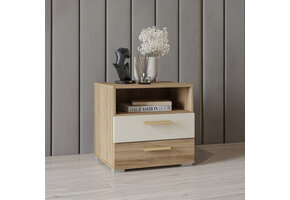 OP=OP Nachtkastje met Lades Verdal - Eiken