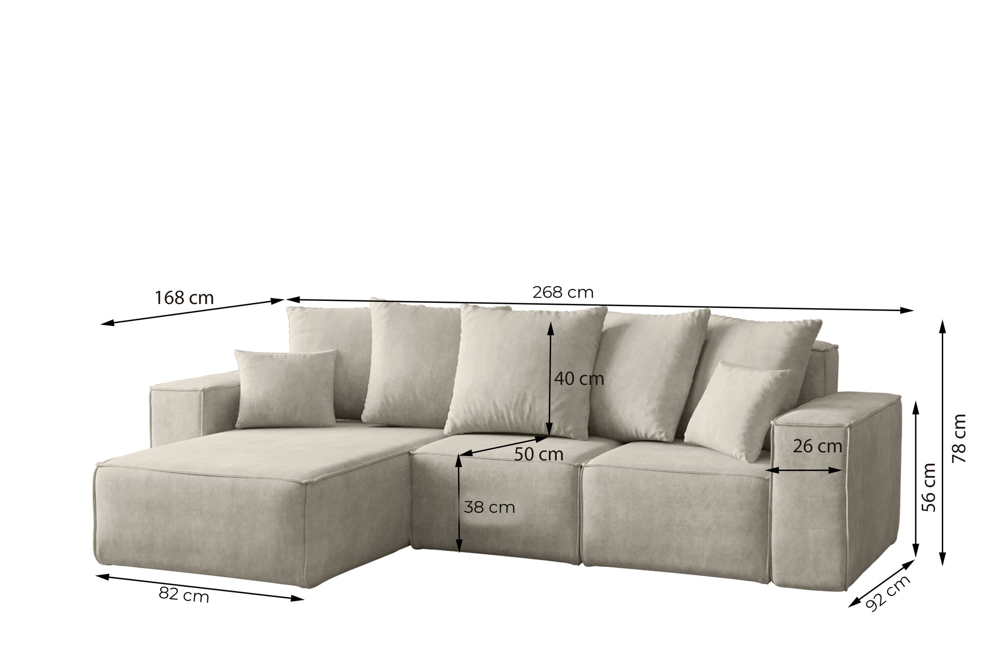 Slaapbank Elba met Opbergruimte | Loungebank