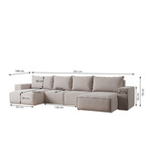 Slaapbank Lecce met Opbergruimte | U-bank