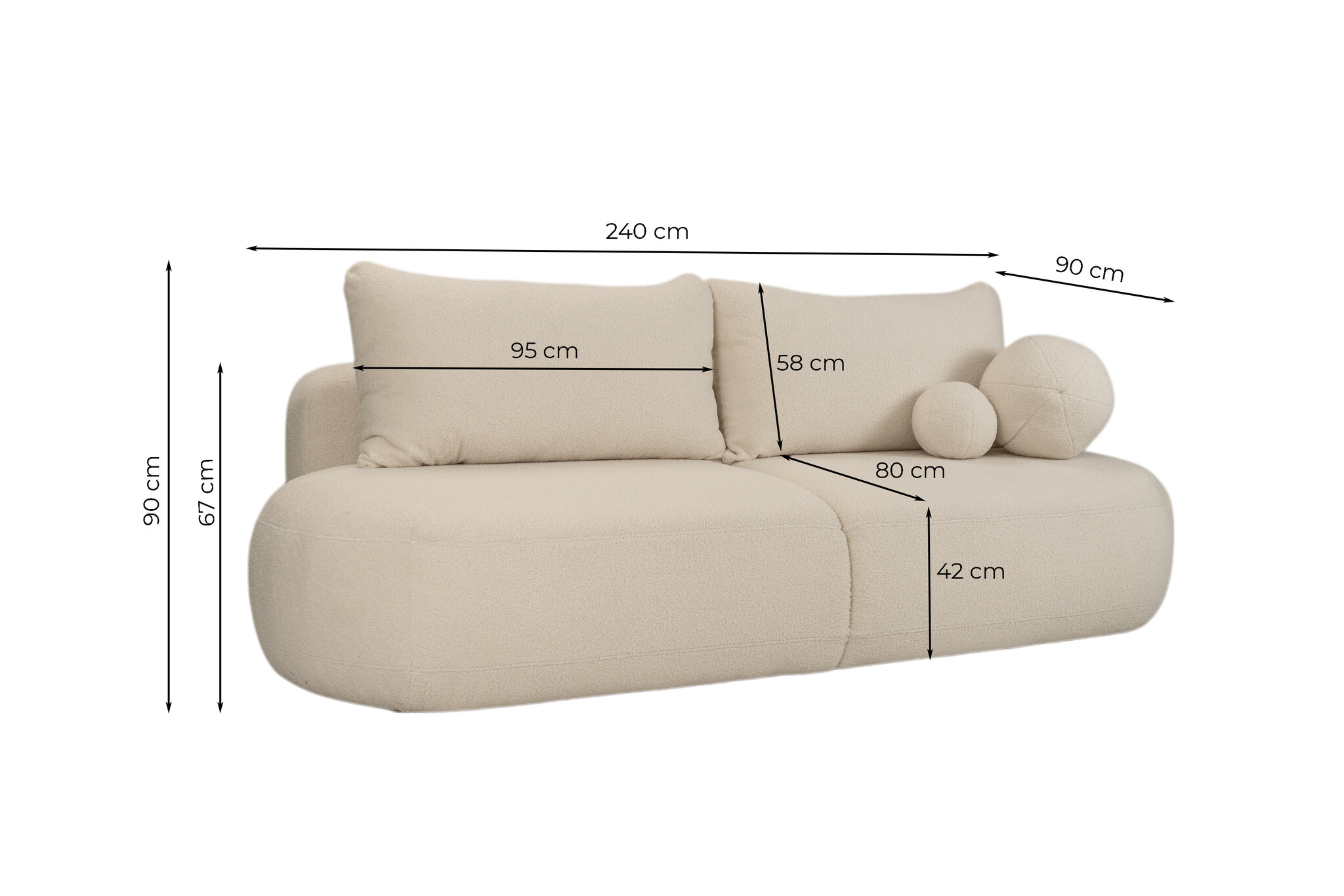 Slaapbank met Opbergruimte Furore | Zitbank