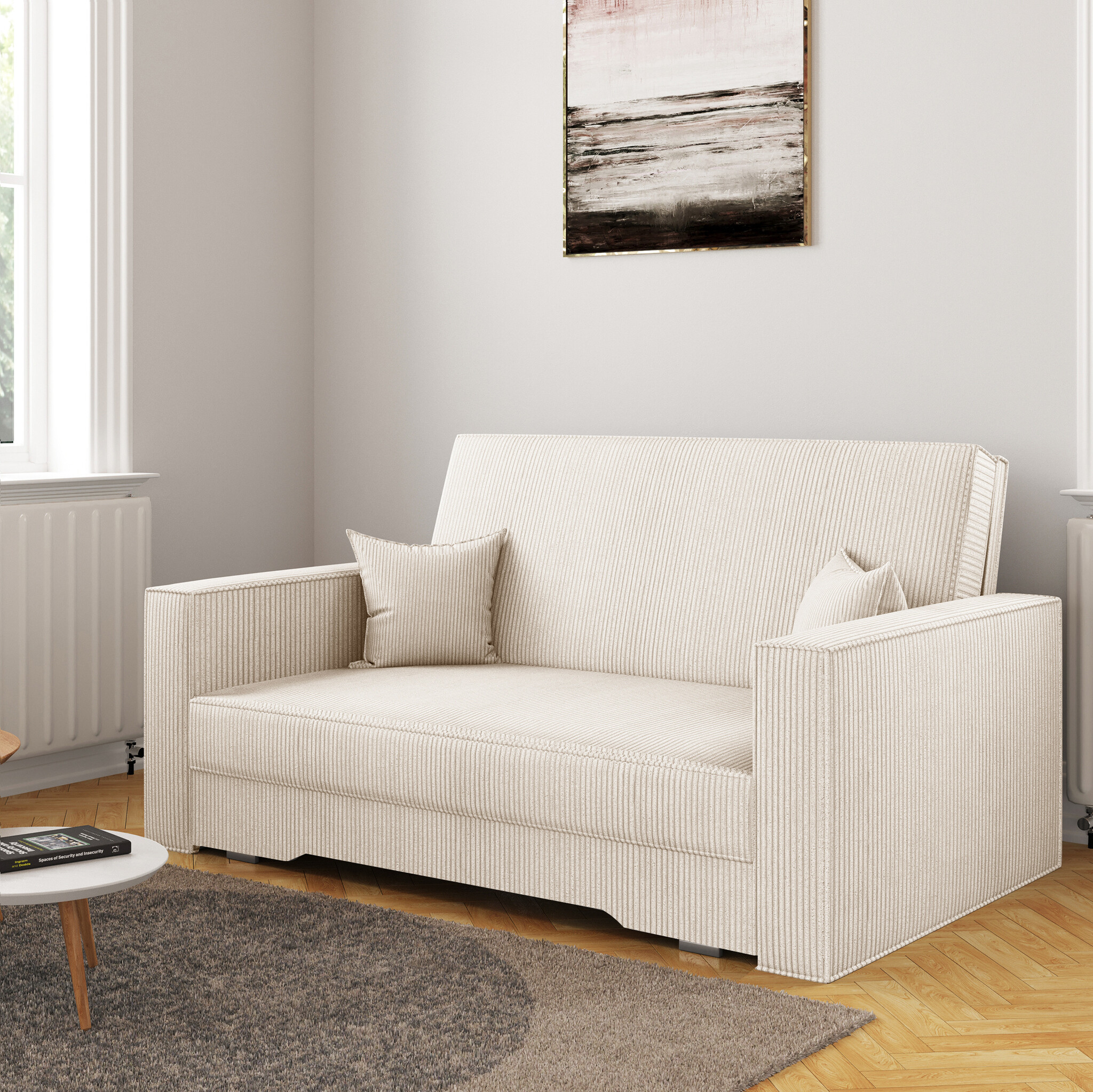 Slaapbank met Opbergruimte Athos | Zitbank B 137 cm