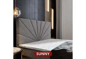 OP=OP Boxspring Zonder Matras Sunny - 160 x 200 Skaileer Beige