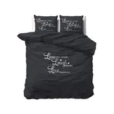 Live, laugh and love Antraciet