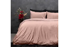 Velvet Uni Dekbedovertrek Roze
