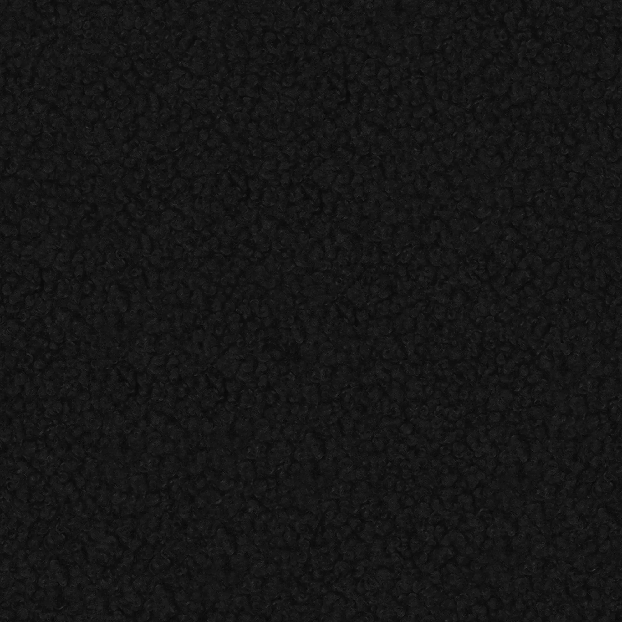 2dekans U-bank Slaapbank Pim - Teddy stof Zwart - 4-zits met opbergruimte [Niet in originele verpakking]