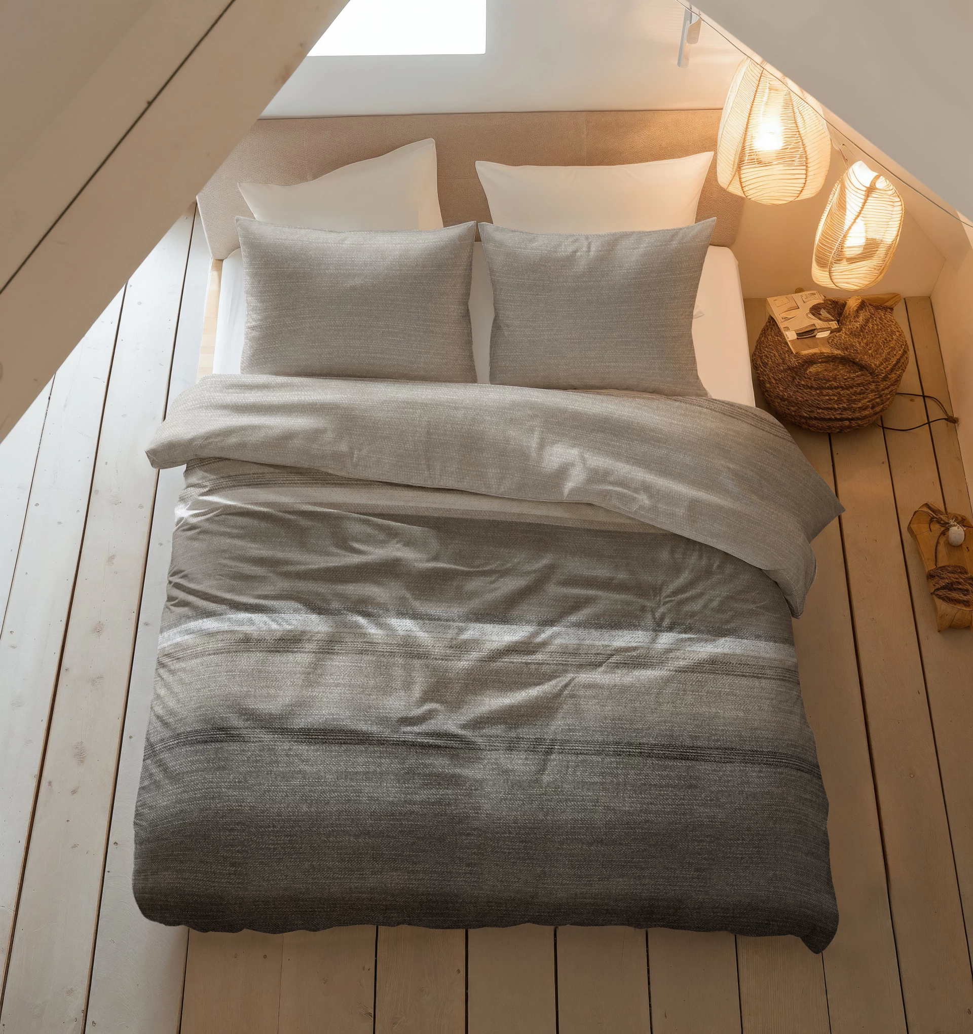 Flanel Stone Stripe Taupe