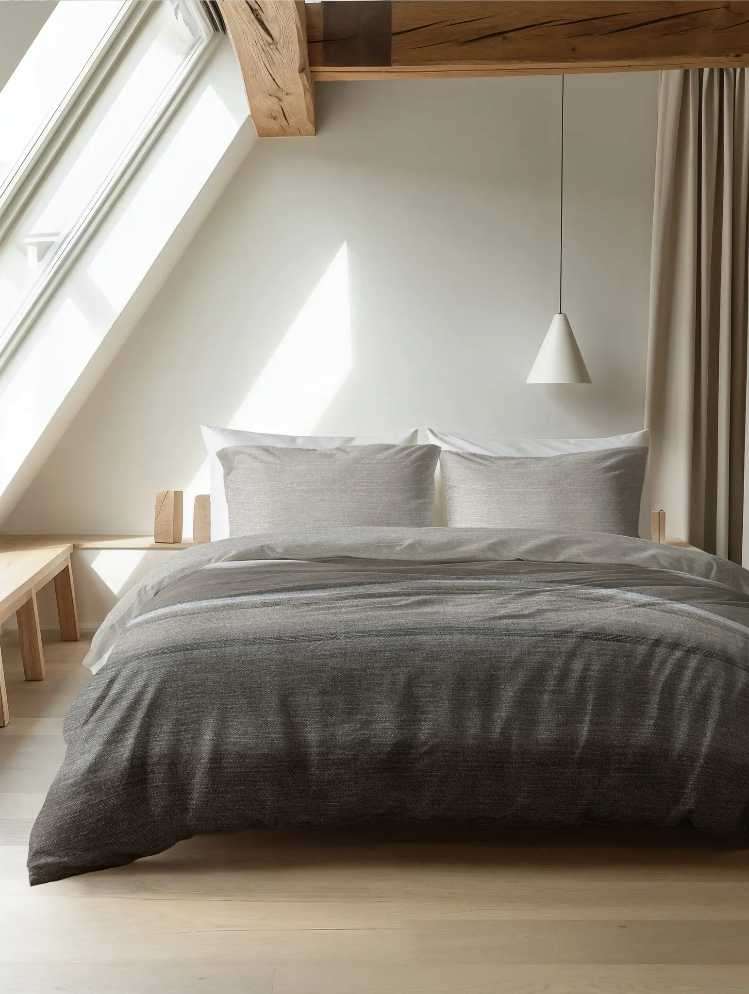 Flanel Stone Stripe Taupe