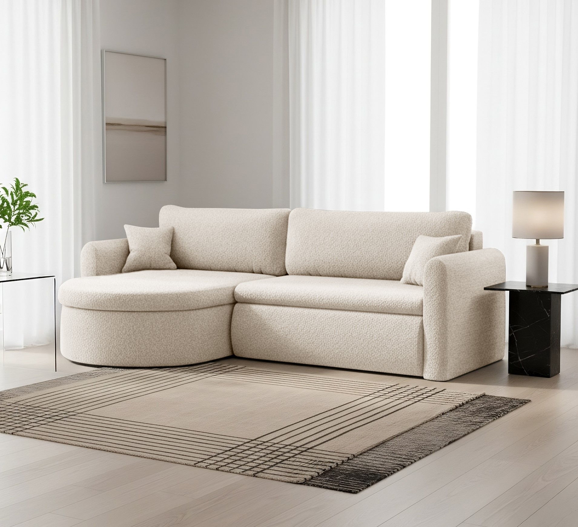 Slaapbank Venetië met Opbergruimte | Loungebank