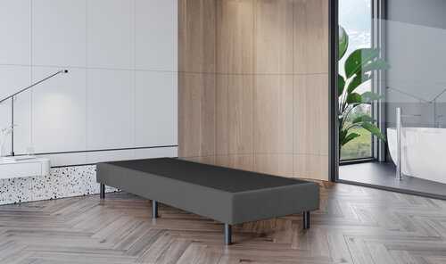 2dekans Harde Box Zonder Matras 90 x 200 Antraciet - (Gat in achterdoek)