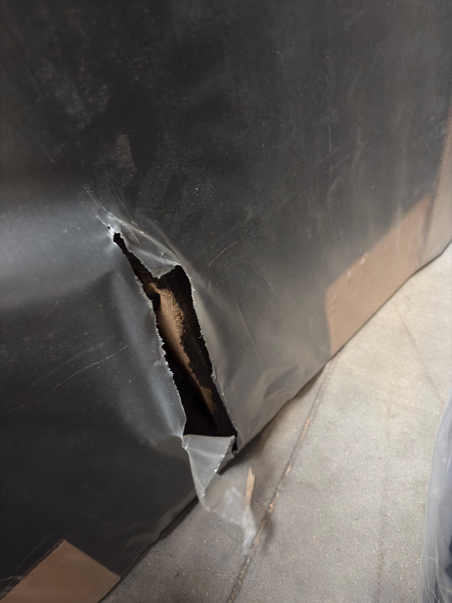 2dekans Harde Box Zonder Matras 90 x 200 Antraciet - (Gat in achterdoek)