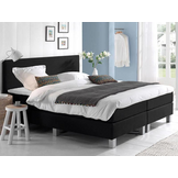 2dekans Boxspring Basic 140 x 200 Antraciet - (Rechter box heeft stofschade - Niet zichtzijde)