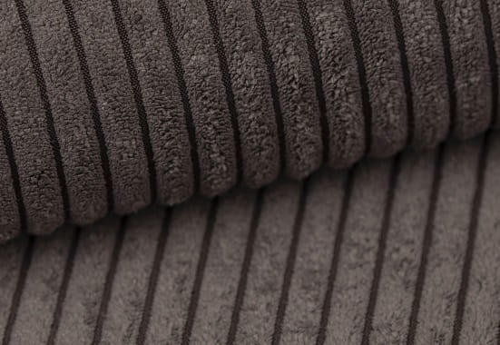 2dekans U-bank Karlo Donkertaupe - Slaapbank met opbergruimte -  4 zits (Niet in originele verpakking)