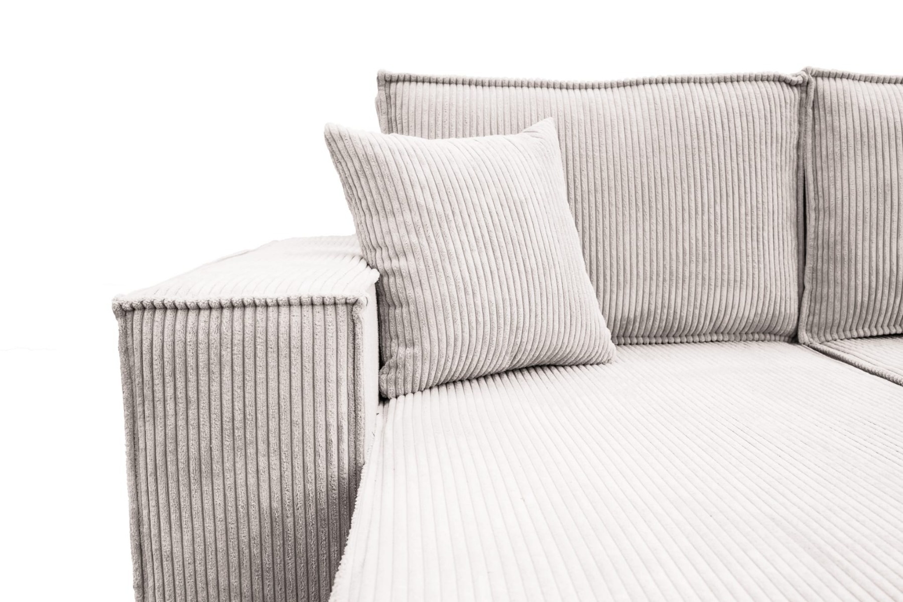 2dekans U-bank Karlo Donkertaupe - Slaapbank met opbergruimte -  4 zits (Niet in originele verpakking)