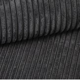 OP=OP Hoekbank Karlo XL Ribstof Antraciet - Slaapbank met opbergruimte