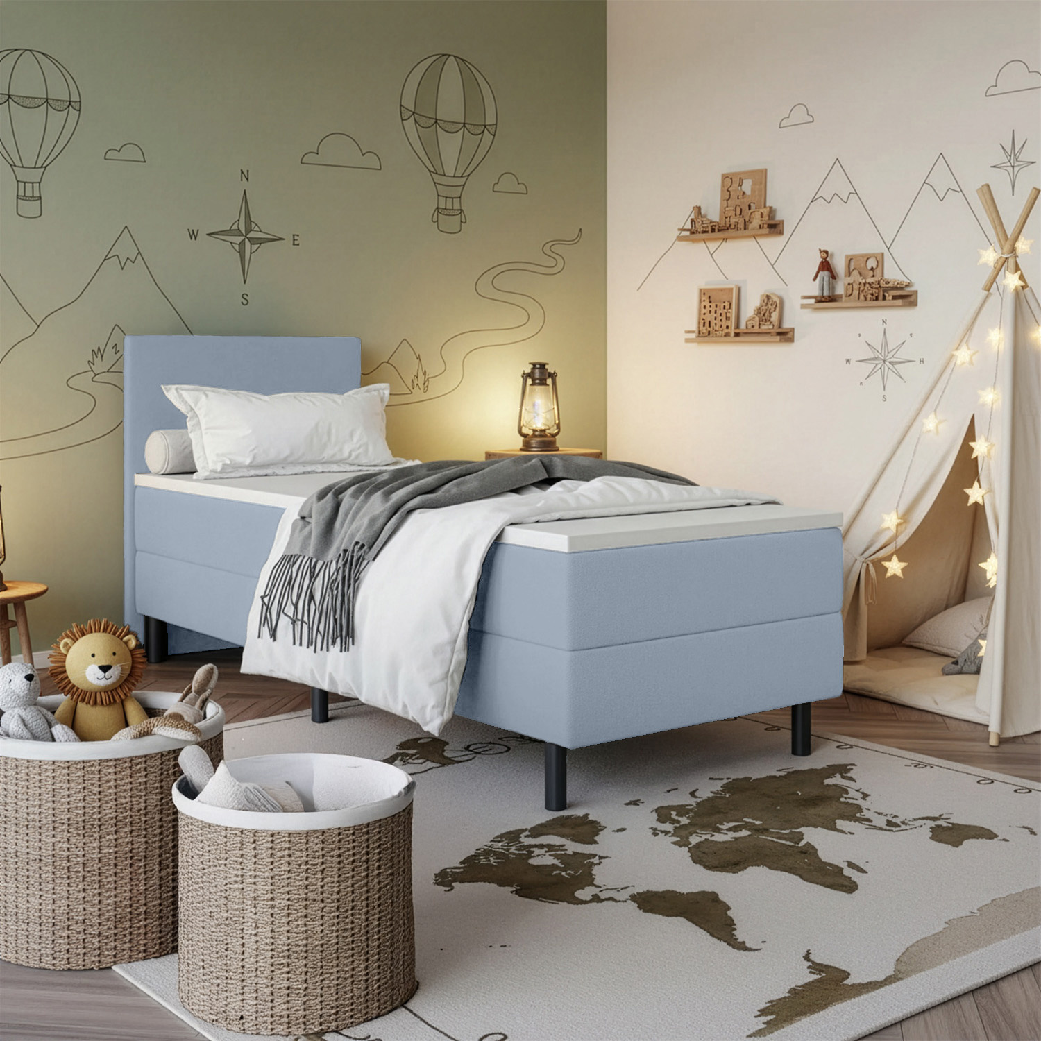 Kinderboxspring Liv – Comfortabel en stevig bed voor kinderen