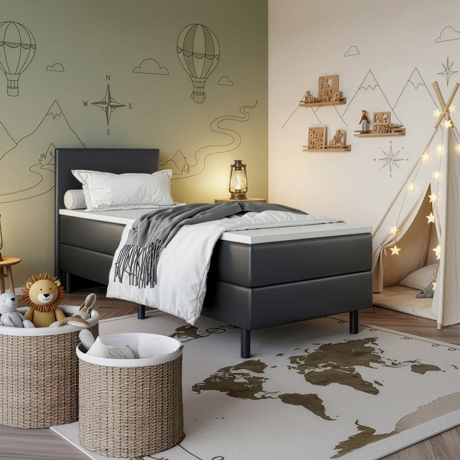 Kinderboxspring Liv – Comfortabel en stevig bed voor kinderen