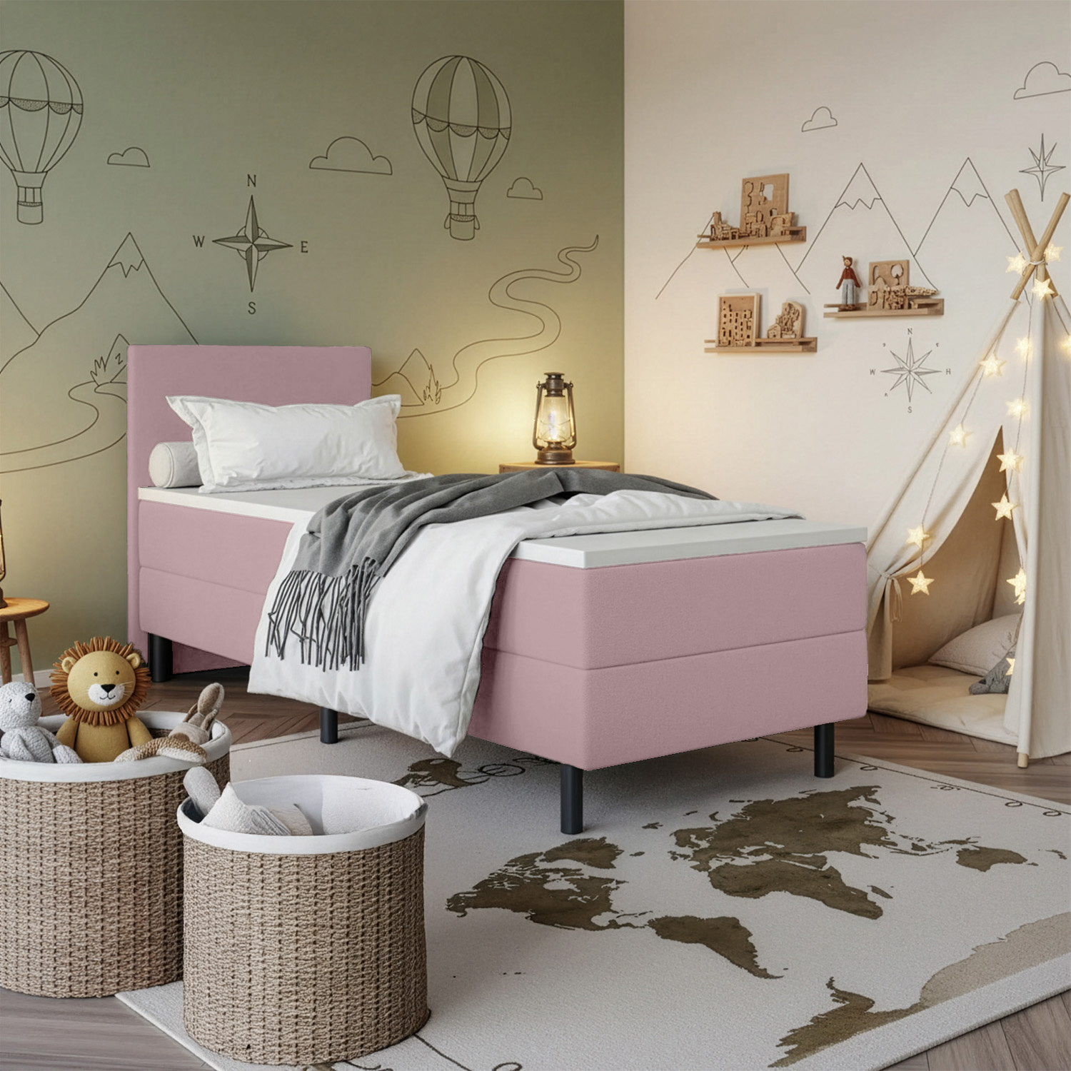 Kinderboxspring Liv – Comfortabel en stevig bed voor kinderen