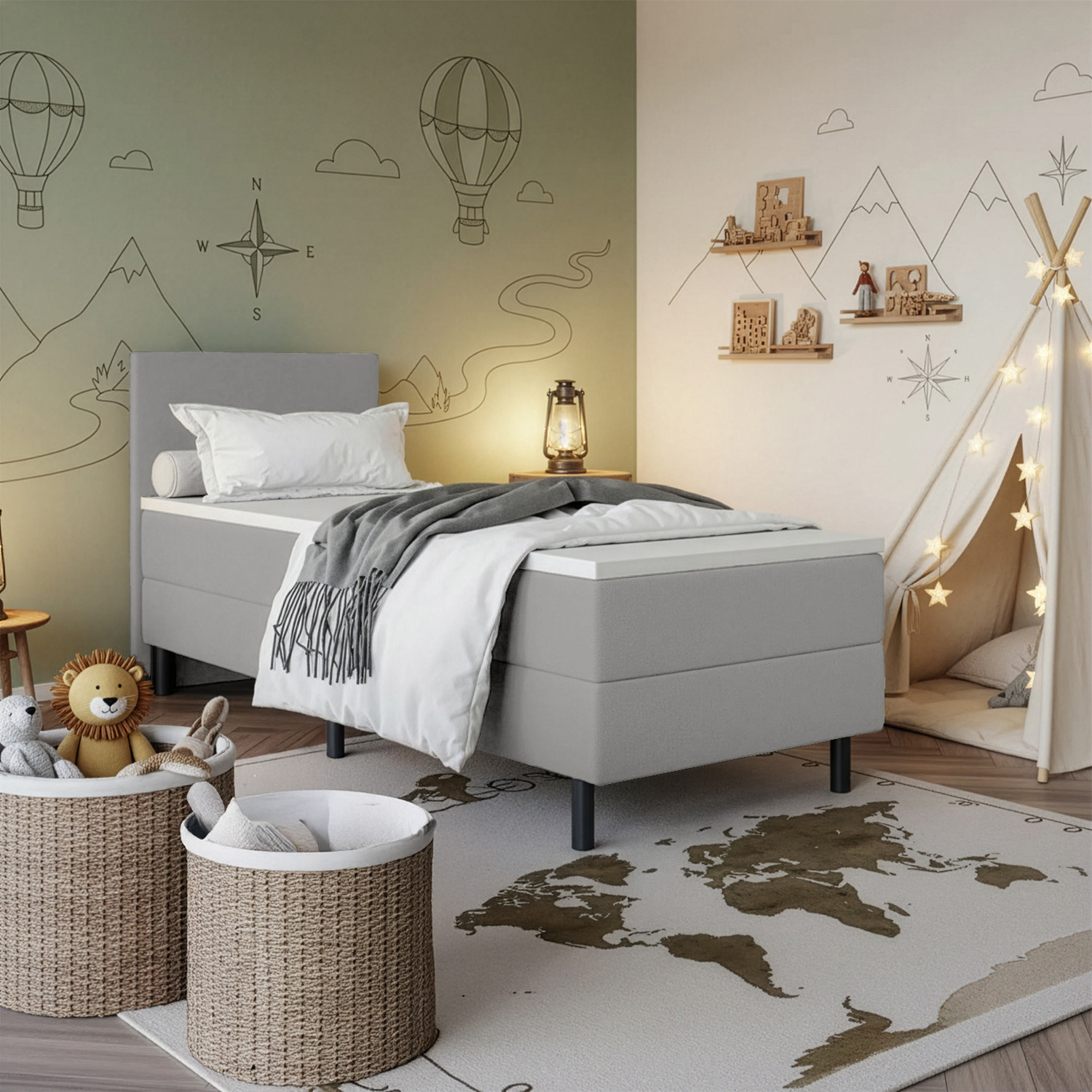 Kinderboxspring Liv – Comfortabel en stevig bed voor kinderen