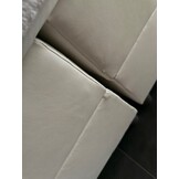 2dekans Opberg Boxspring Chevron 200 x 220 Skaileer Wit - Stofschade + Niet in originele verpakking - Kans op schade