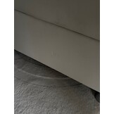 2dekans Opberg Boxspring Chevron 200 x 220 Skaileer Wit - Stofschade + Niet in originele verpakking - Kans op schade