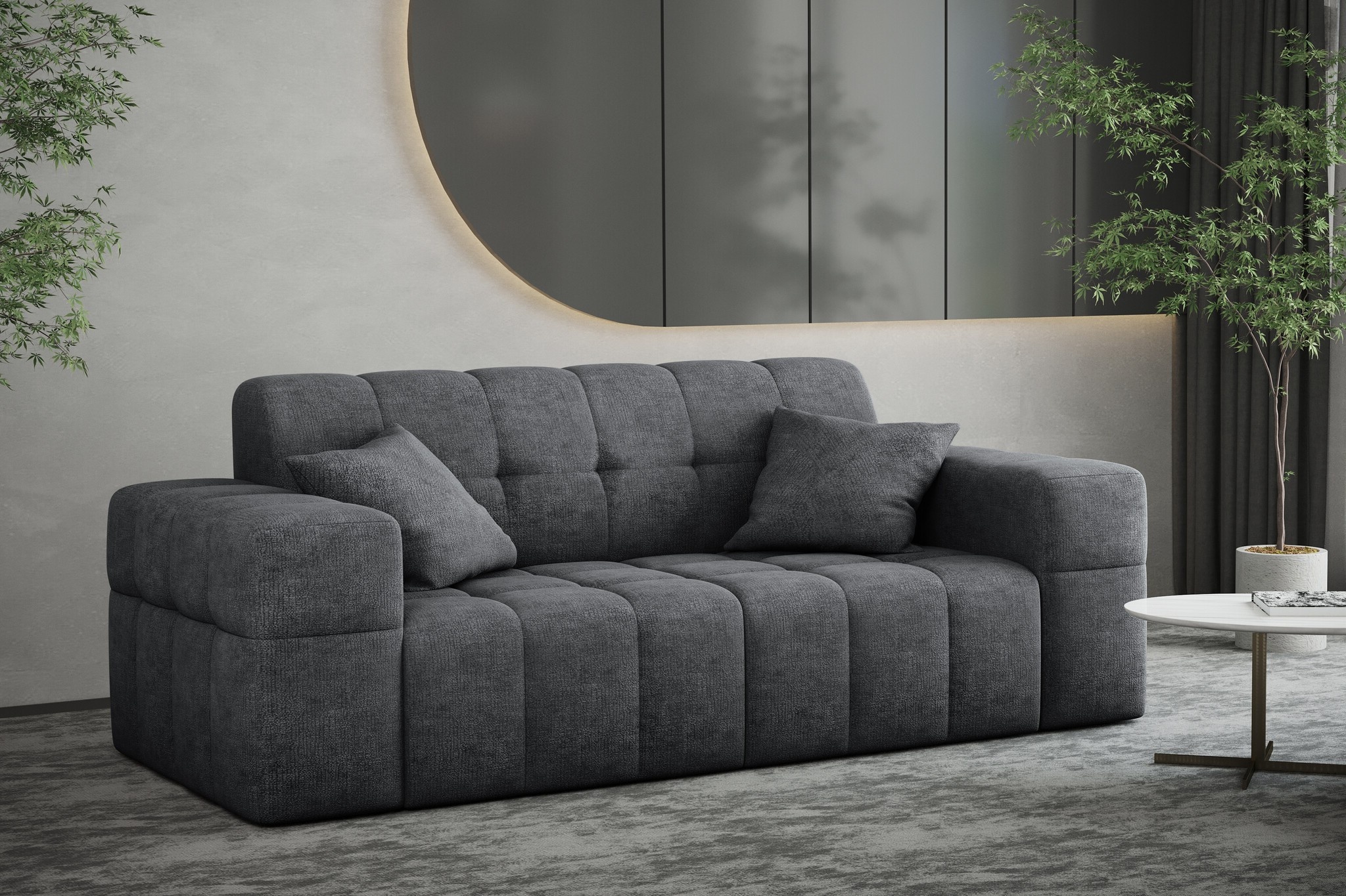 Zitbank Basel – Universele opstelling – Ruime keuze in stoffen en kleuren